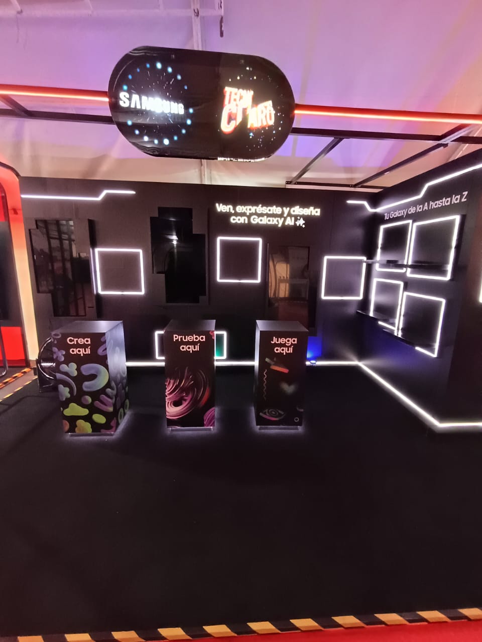 Stand de Samsung en Feria Tecnológica 